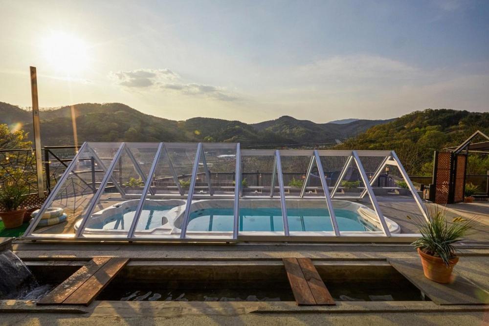 Cheongdo Barabom Pool Villa Стая снимка